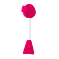 Brosse nettoyante visage 2-en-1 en silicone