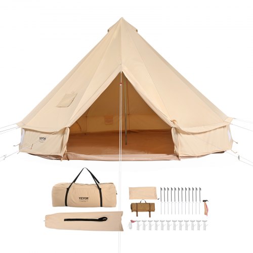 🏕️ Tente Cloche Premium 5 m – 4 Saisons | Camping, Glamping & Aventure
