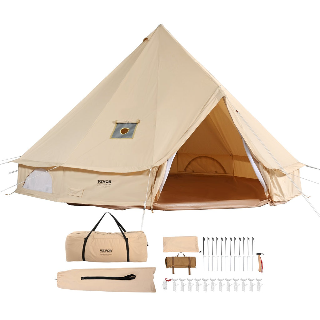 🏕️ Tente Cloche Premium 5 m – 4 Saisons | Camping, Glamping & Aventure