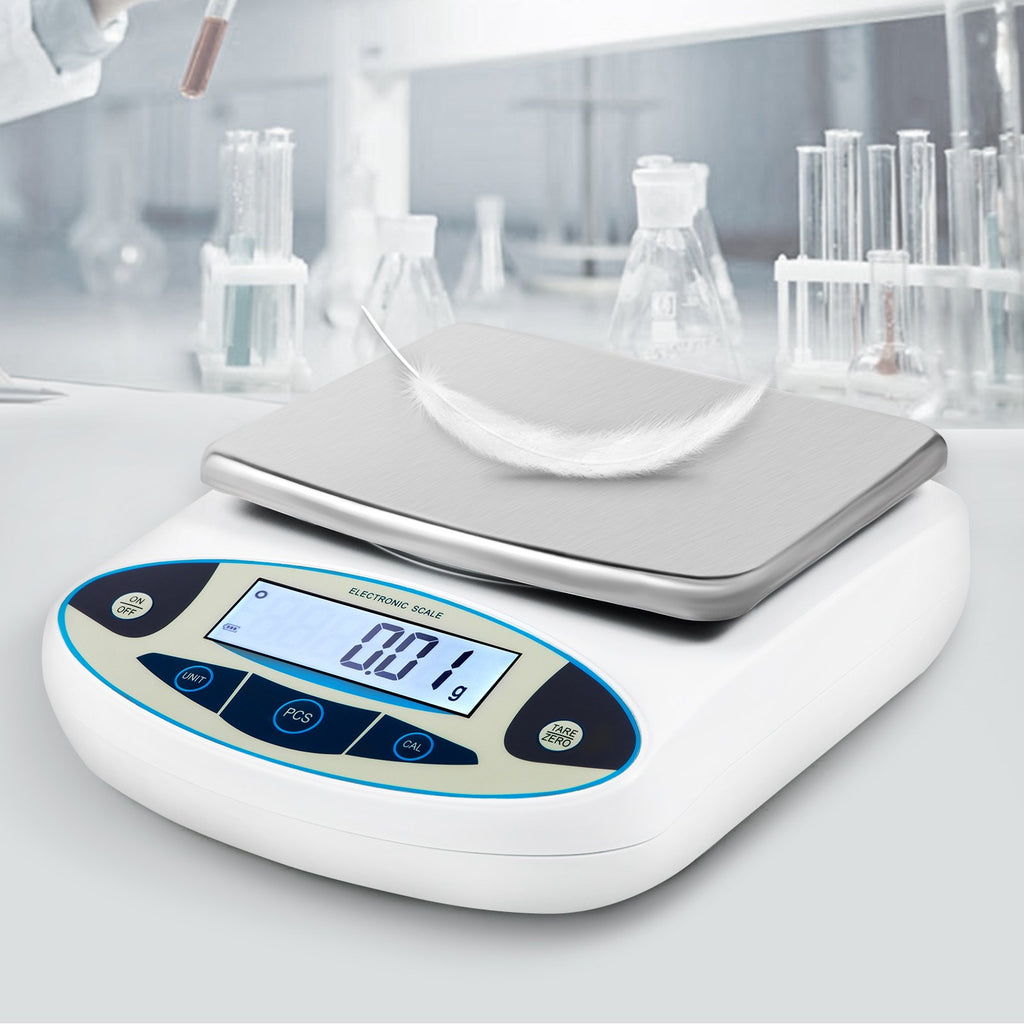 Analytical Balance, 5000g x 0.01g Accuracy Lab Scale, High Precision