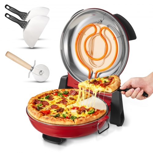 🍕 Four à Pizza Électrique 1200W – Pizzas Maison Croustillantes en Quelques Minutes