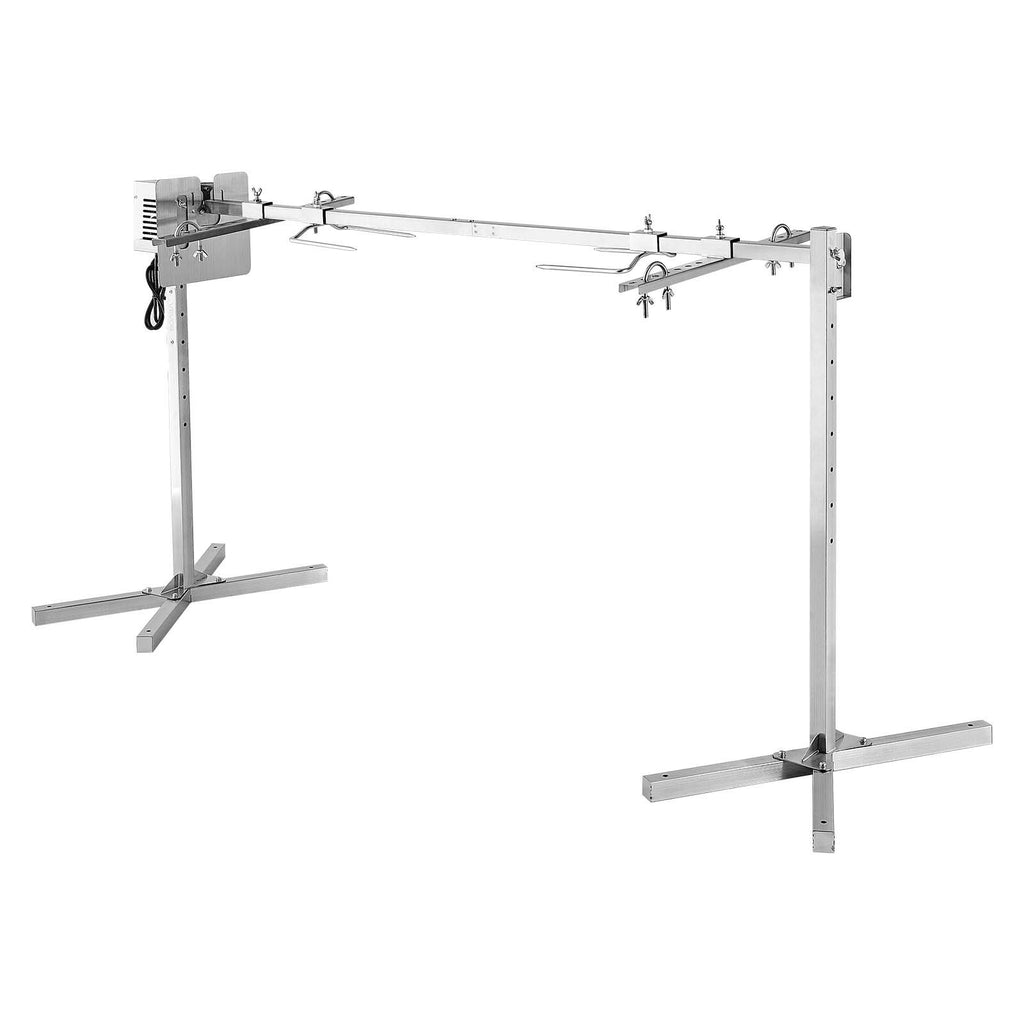 🔥 Rôtissoire Électrique Automatique avec Broche Rotative – 8 Niveaux de Hauteur