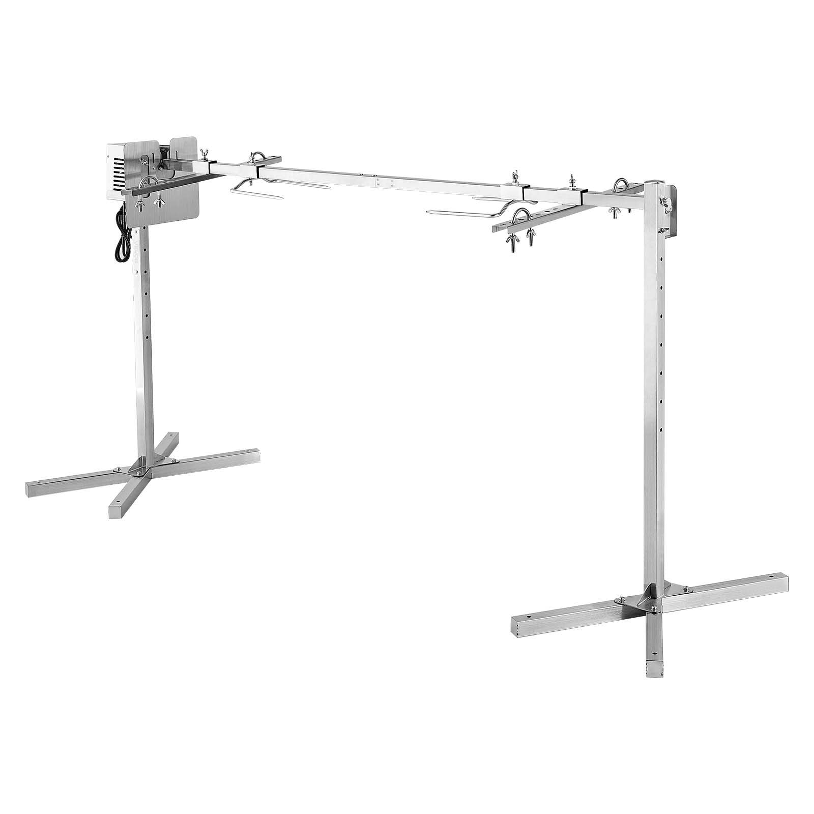 🔥 Rôtissoire Électrique Automatique avec Broche Rotative – 8 Niveaux de Hauteur