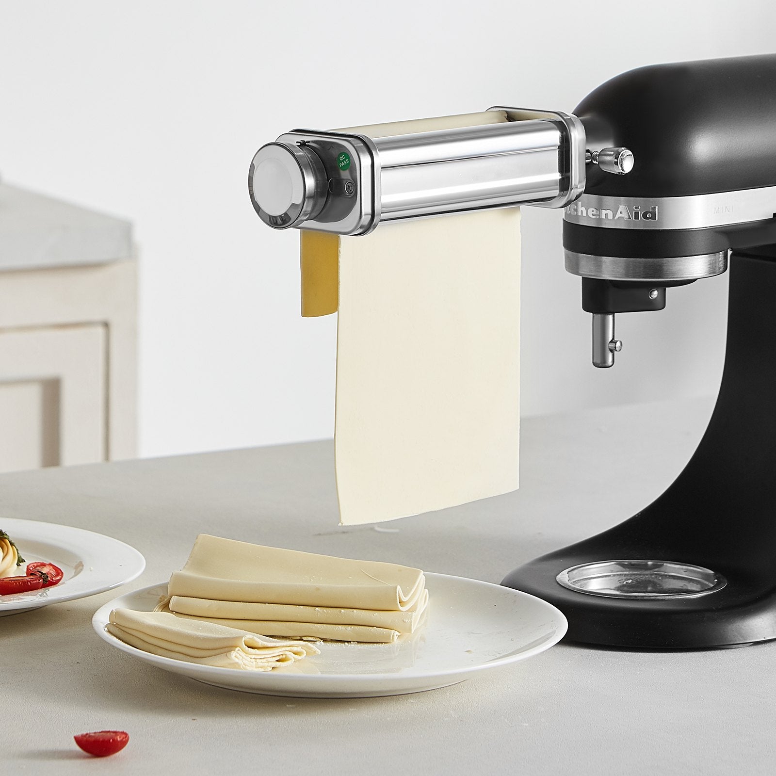 🍝 Laminoir à Pâtes en Acier Inoxydable Compatible KitchenAid